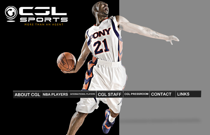 Image of CGL Sports Home Page