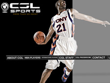 Image of CGL Sports Home Page