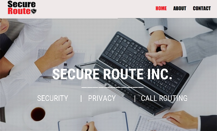 Image of Secure Route, Inc Home Page