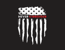 Image of Never Surrender Branding Identity