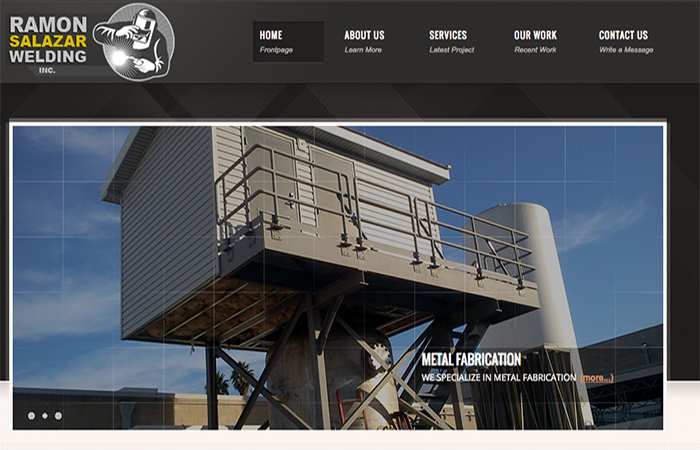 Image of Salazr Welding Home Page